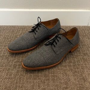 Men’s Taft Handcrafted Gray Oxford Dress Shoes Size 42 (Size 9 US)